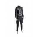 Anson Mount Inhumans Black Bolt Leather Jacket For Men