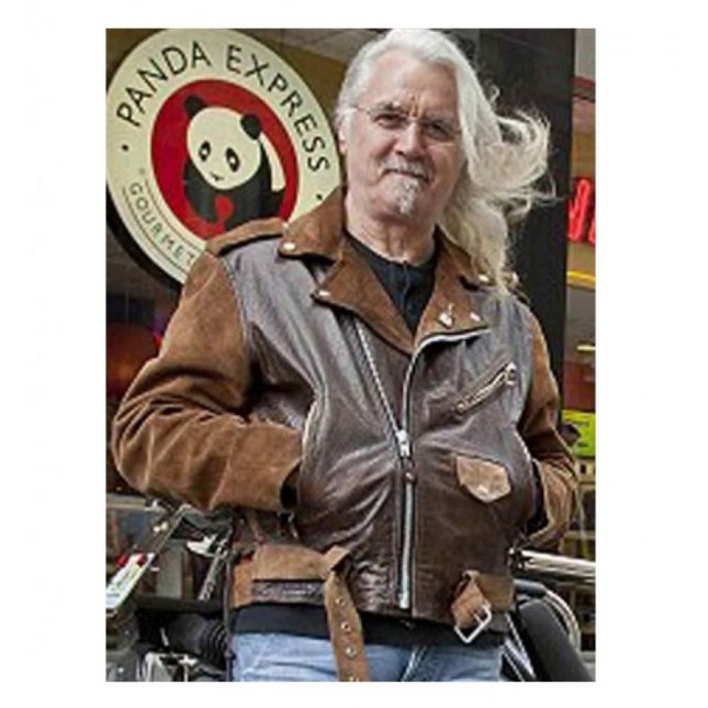 Billy Connolly Route 66 Biker Leather Jacket