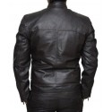 Black Chicago PD Leather Jacket for Men