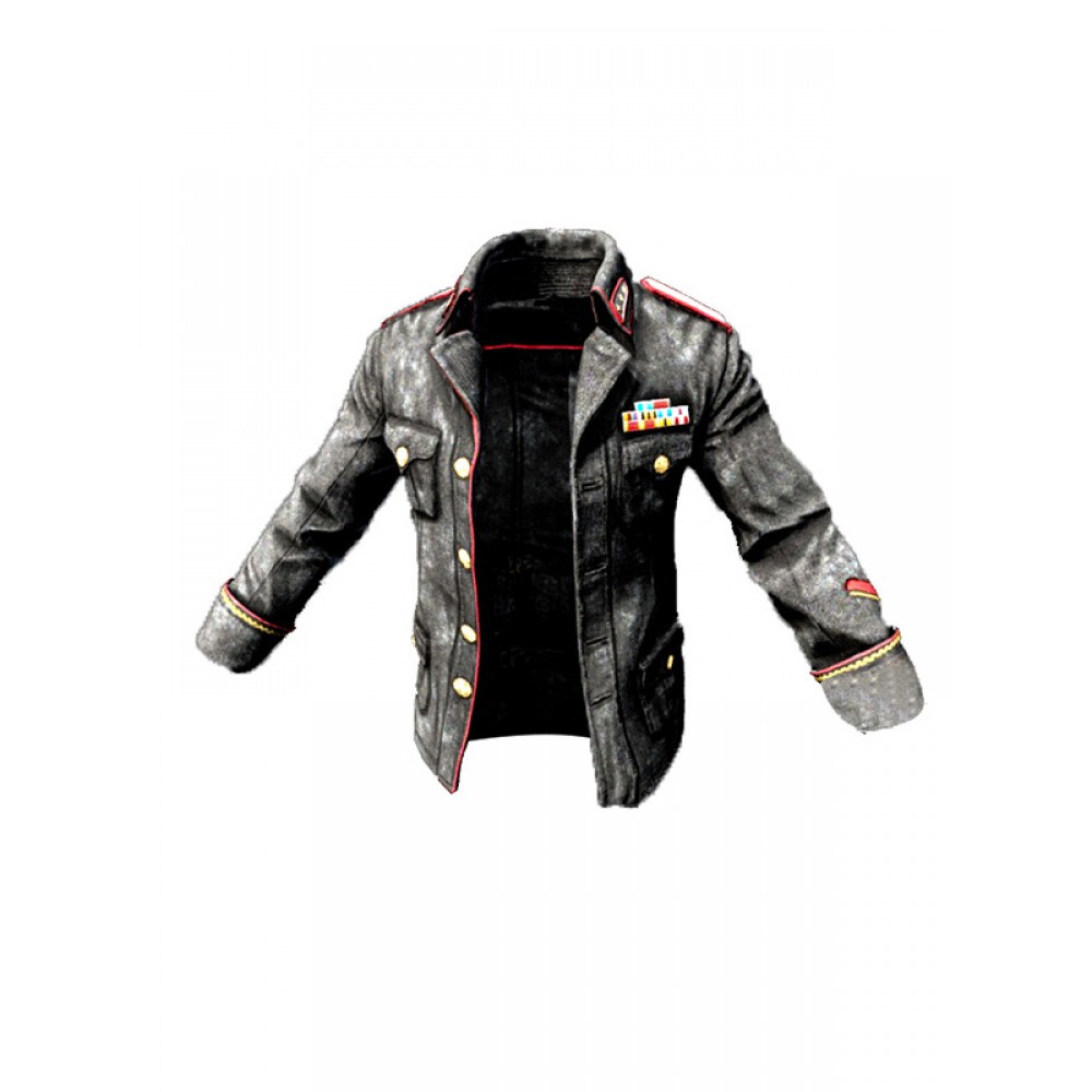 Blue Rose Military Pubg Mobile Leather Jacket