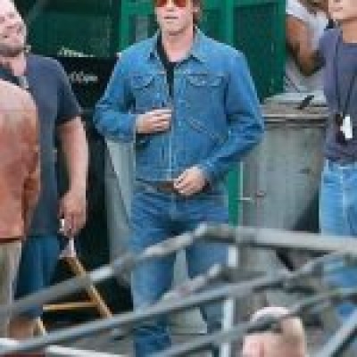 Brad Pitt Worn Blue Jacket In Once Upon a Time In Hollywood