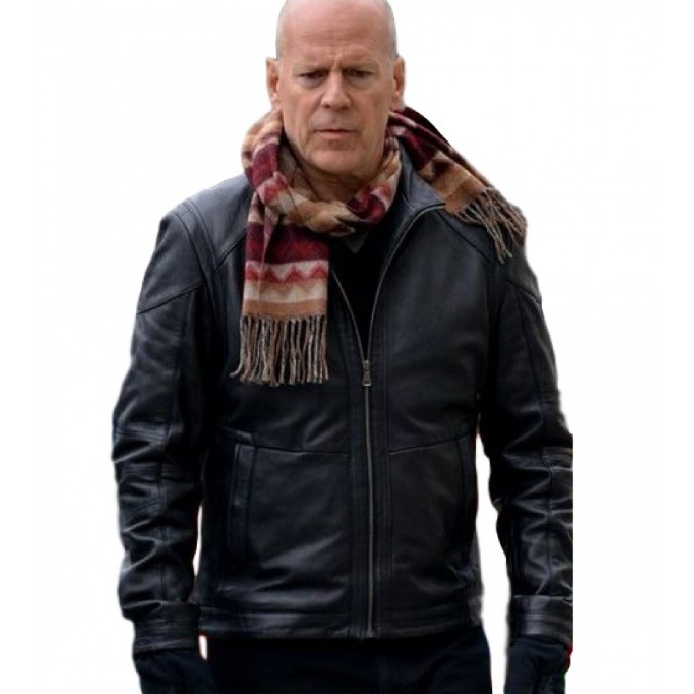 Bruce Willis A Good Day To Die Hard leather Jacket