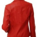 Business Woman Elegant Design Red Blazer Coat