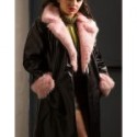 Charli XCX Elegant Design Leather Coat