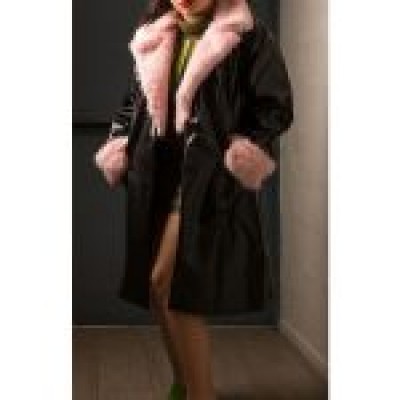 Charli XCX Elegant Design Leather Coat