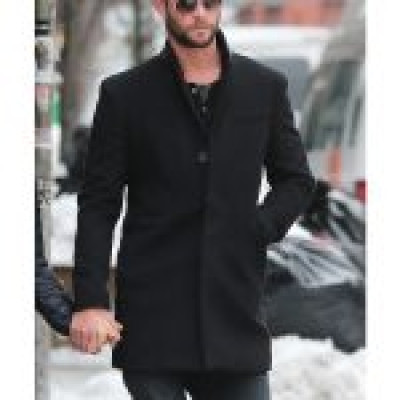 Chris Hemsworth Wool Trench Coat