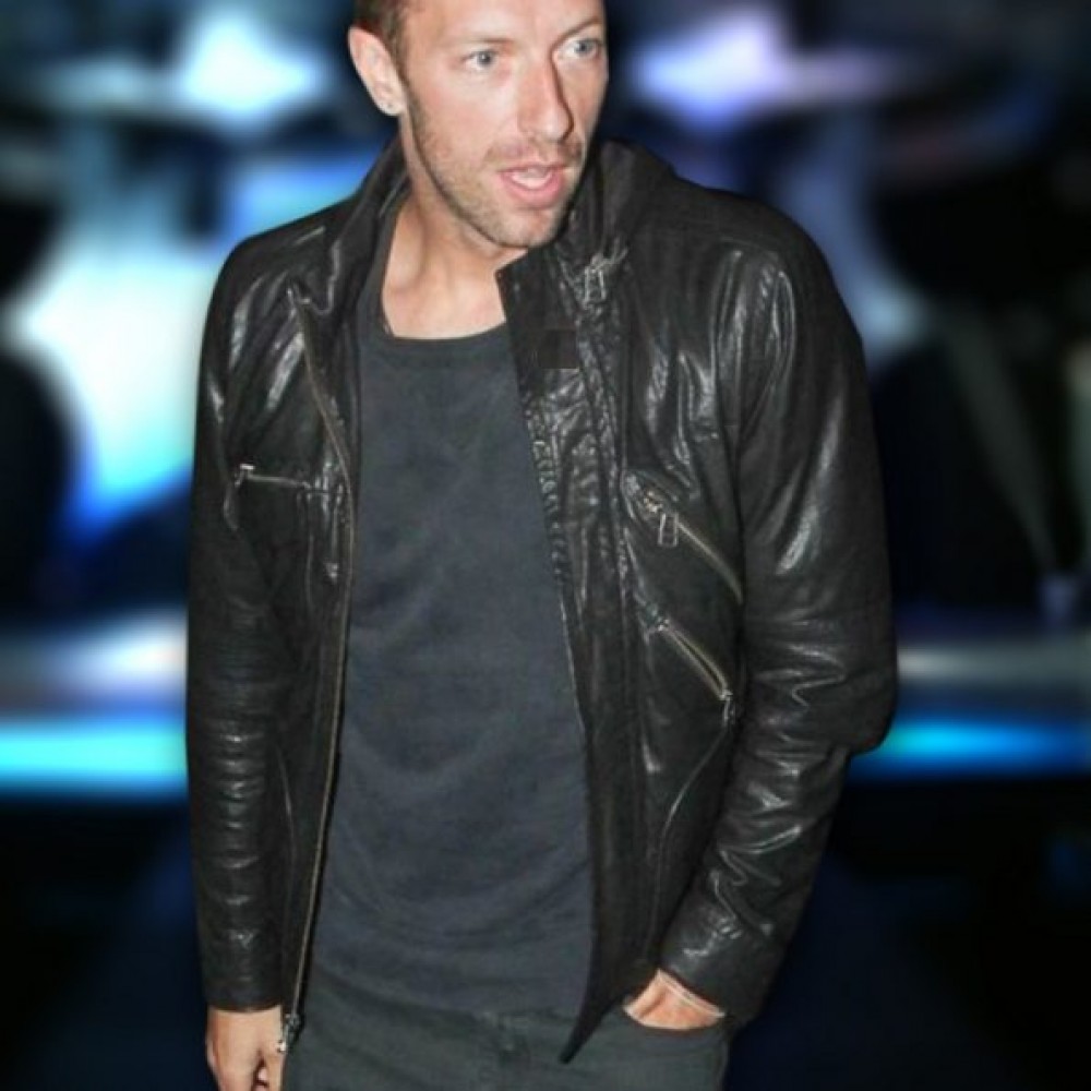 Chris Martin Coldplay Black Jacket