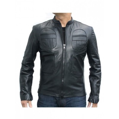 Classic Men Fashion Black Point Jacket