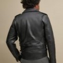 Classic Men’s Black Leather Rider Jacket