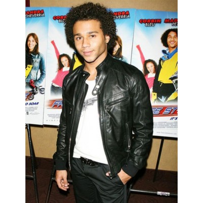 Corbin Bleu Leather Jacket