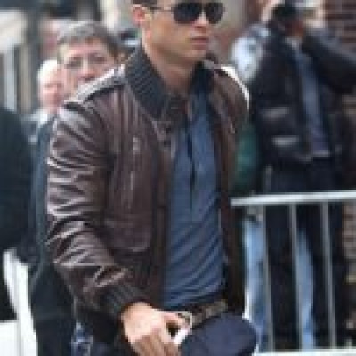 Cristiano Ronaldo Stylish Leather Jacket