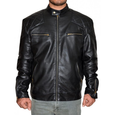 David Beckham Brazil Airport Leather Jacket