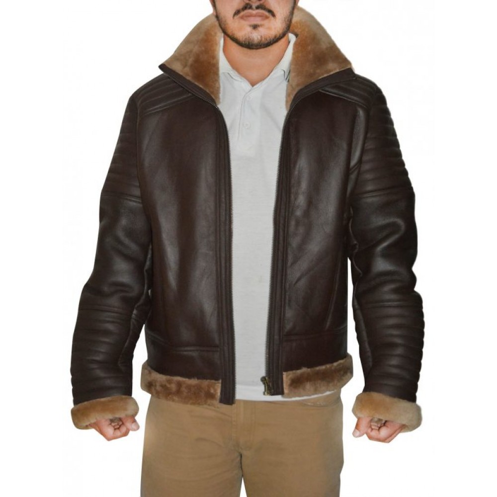 Ealigent Limelight Fur Collar Leather Jacket