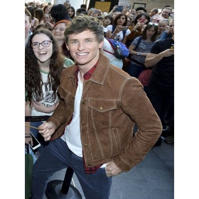 Eddie Redmayne Leather Jacket