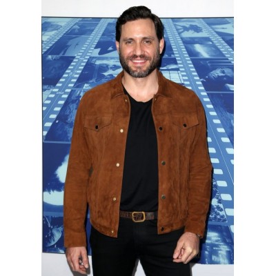 Edger Ramirez Brown Suede Leather Jacket