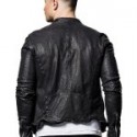 Fashionable Men’s Black Leather Jacket