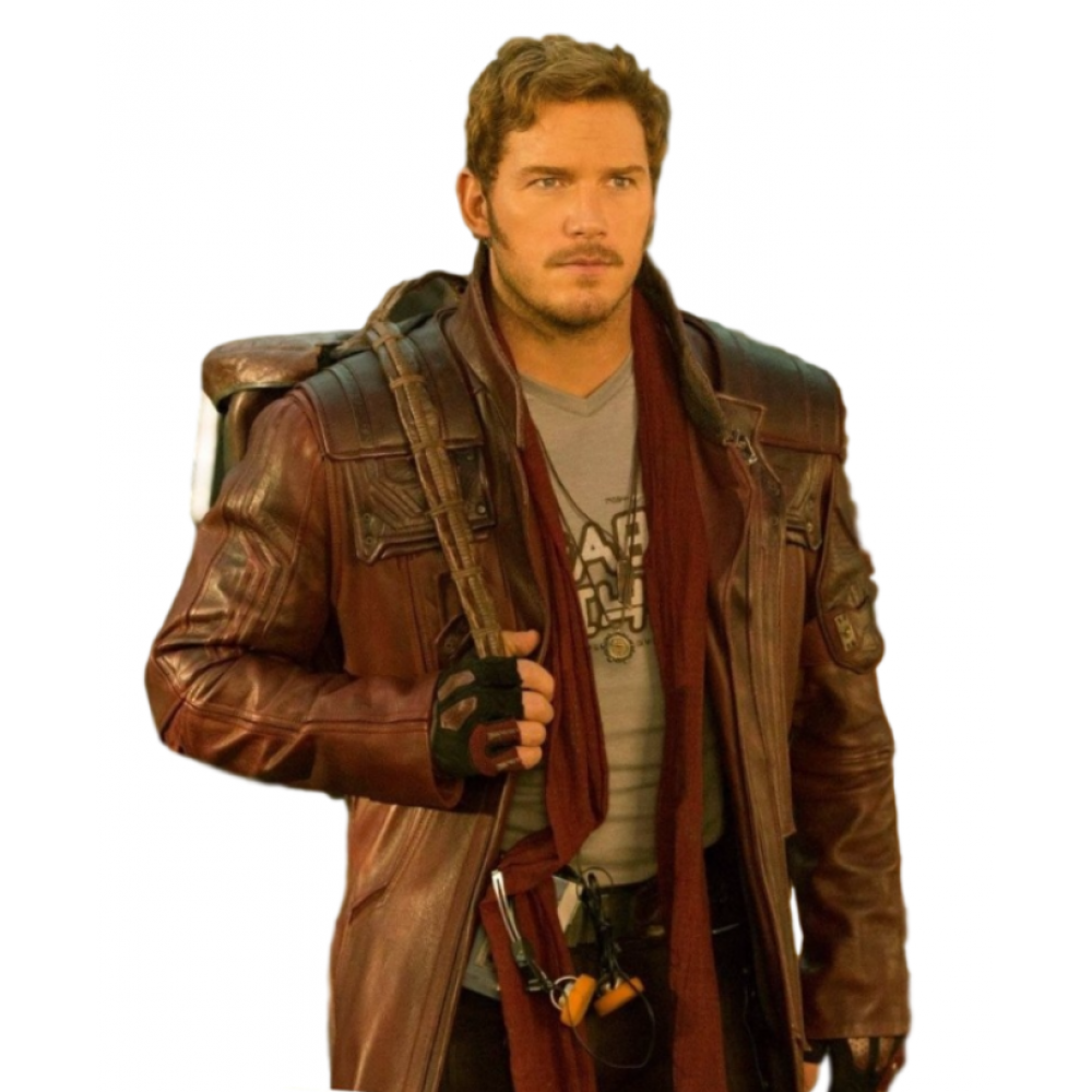 Galaxy 2 Peter Quill leather Coat