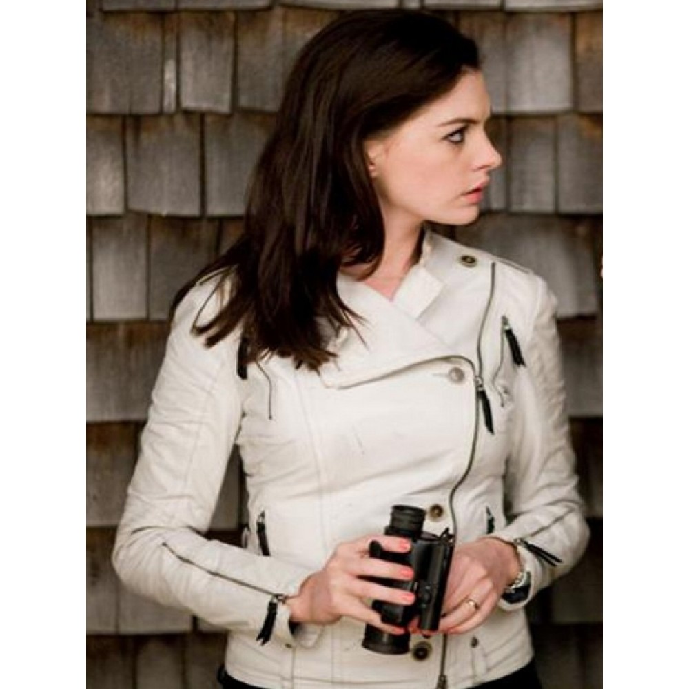 Get Smart Anne Hathaway Leather Jacket