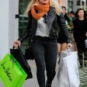 Hilary Duff Stylish Black Leather Jacket