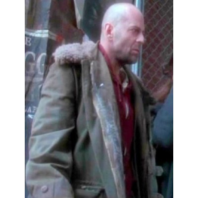 James Cole Twelve Monkeys Fur Collar Coat