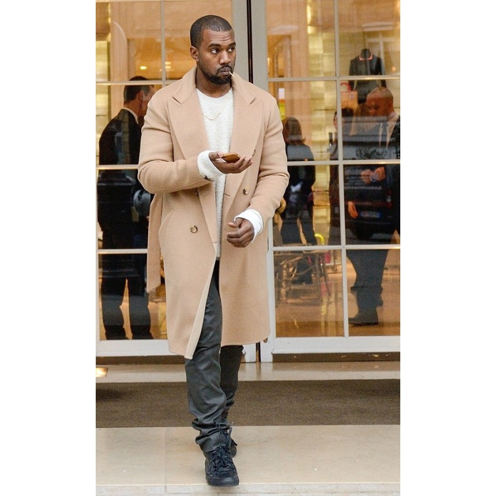 Kanye West Trench Wool Coat