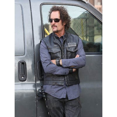 Kim Coates Sons Of Anarchy Leather Vest