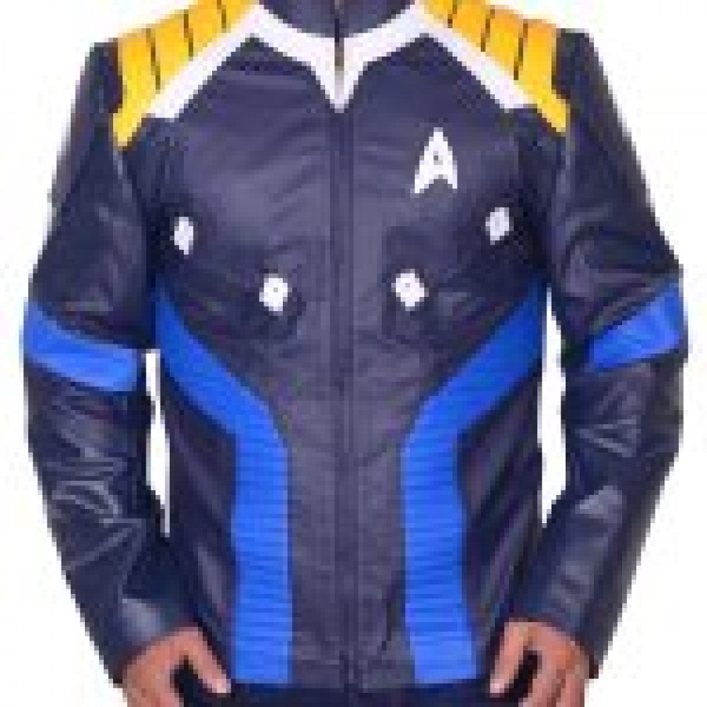 Kirk Blue Leather Jacket