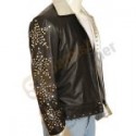 Kiss Starchild Alive Stud leather Jacket