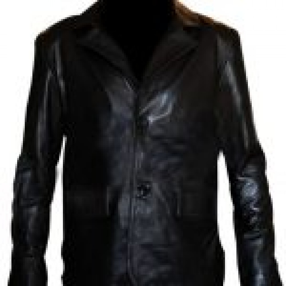 Kurt Russell Leather Blazer Coat