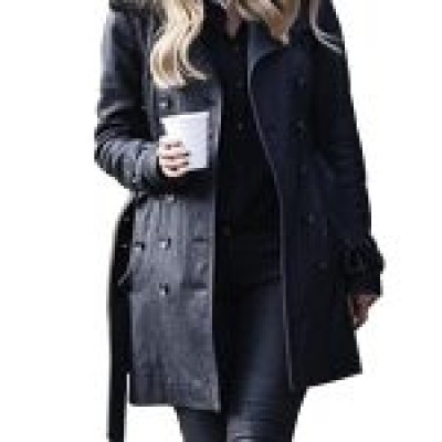 Lauren Pope Trench leather Coat