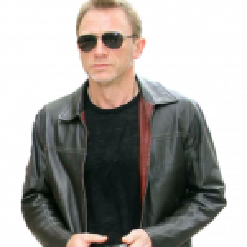 Layer Cake Daniel Craig leather Jacket