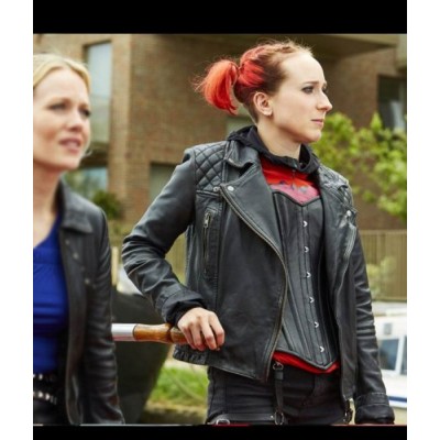 Leah Brotherhead Zomboat Kat Leather Jacket