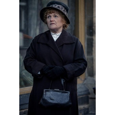 Lesley Nicol Downton Abbey Mrs. Patmore Wool Coat