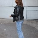 Lorraine Kelly Black Leather Jacket For Women