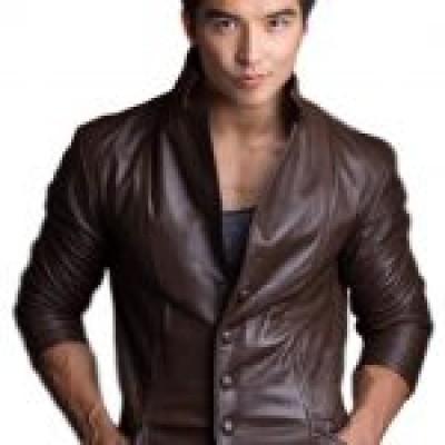 Ludi Lin Brown Leather Coat