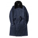 Luxury Menswear Men Trench Coat Blue Raincoat