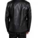 Men Classic Motorcycle Leather Jacket