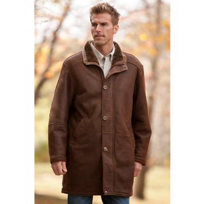 Men Stylish Outfit Leather Coat