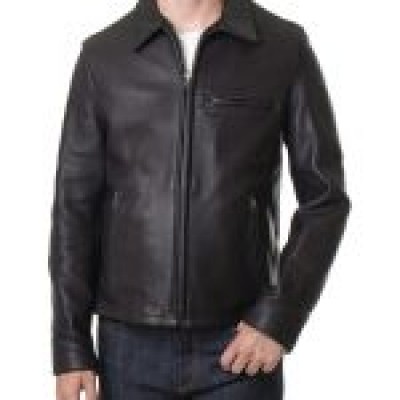 Men’s Black Real Leather Rider Jacket