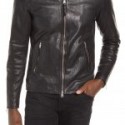 Men’s Classic Black Real Leather Jacket