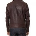 Men’s Dark Brown Real Leather Jacket