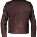 Men’s Dark Brown Real Leather Jacket