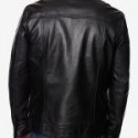 Men’s Two Flap Pocket Leather Jacket