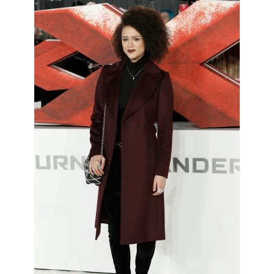 Nathalie Emmanuel XXX 3 Premiere Coat