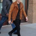 Nick Jonas Suede Leather Jacket