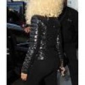 Nicki Minaj Quilted Leather Jacket
