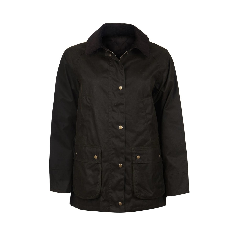 Olive Cotton Jacket for Women