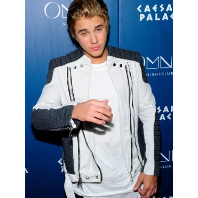 Omnia Nightclub Justin Bieber leather Jacket