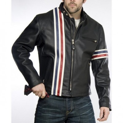 Peter Fonda Classic Black Leather Jacket