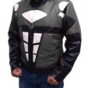 Power Rangers Mens Superhero Costume Mighty Grey Leather Jacket